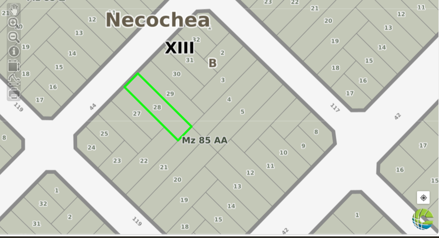 Venta - Lote sobre calle 44 E/ 117 y 119